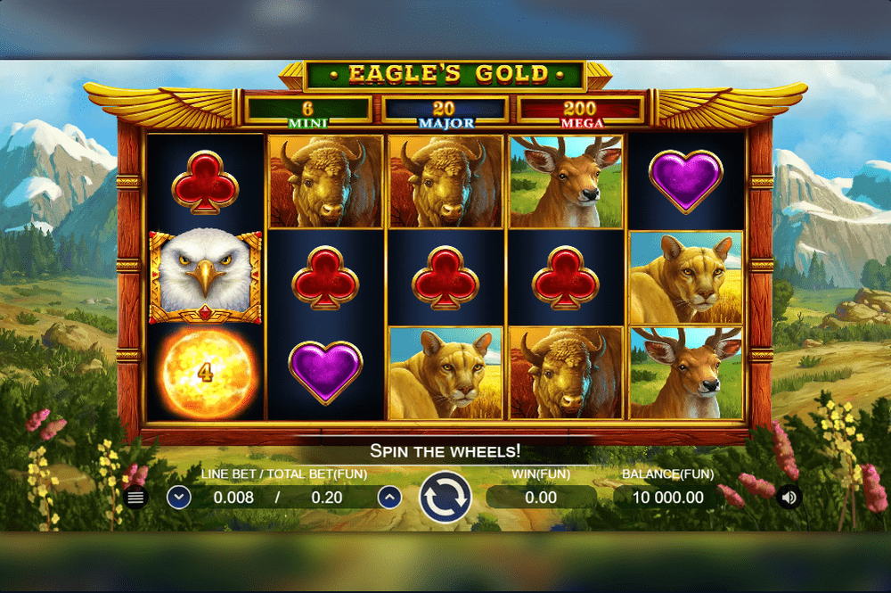 Скриншот игры Eagle's Gold