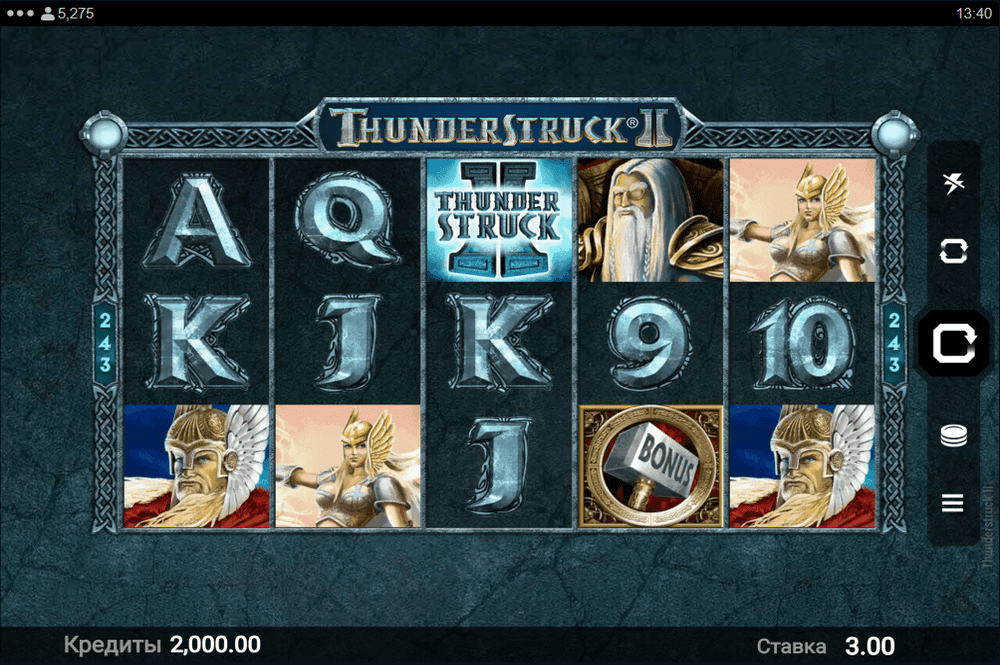 Скриншот игры Thunderstruck II